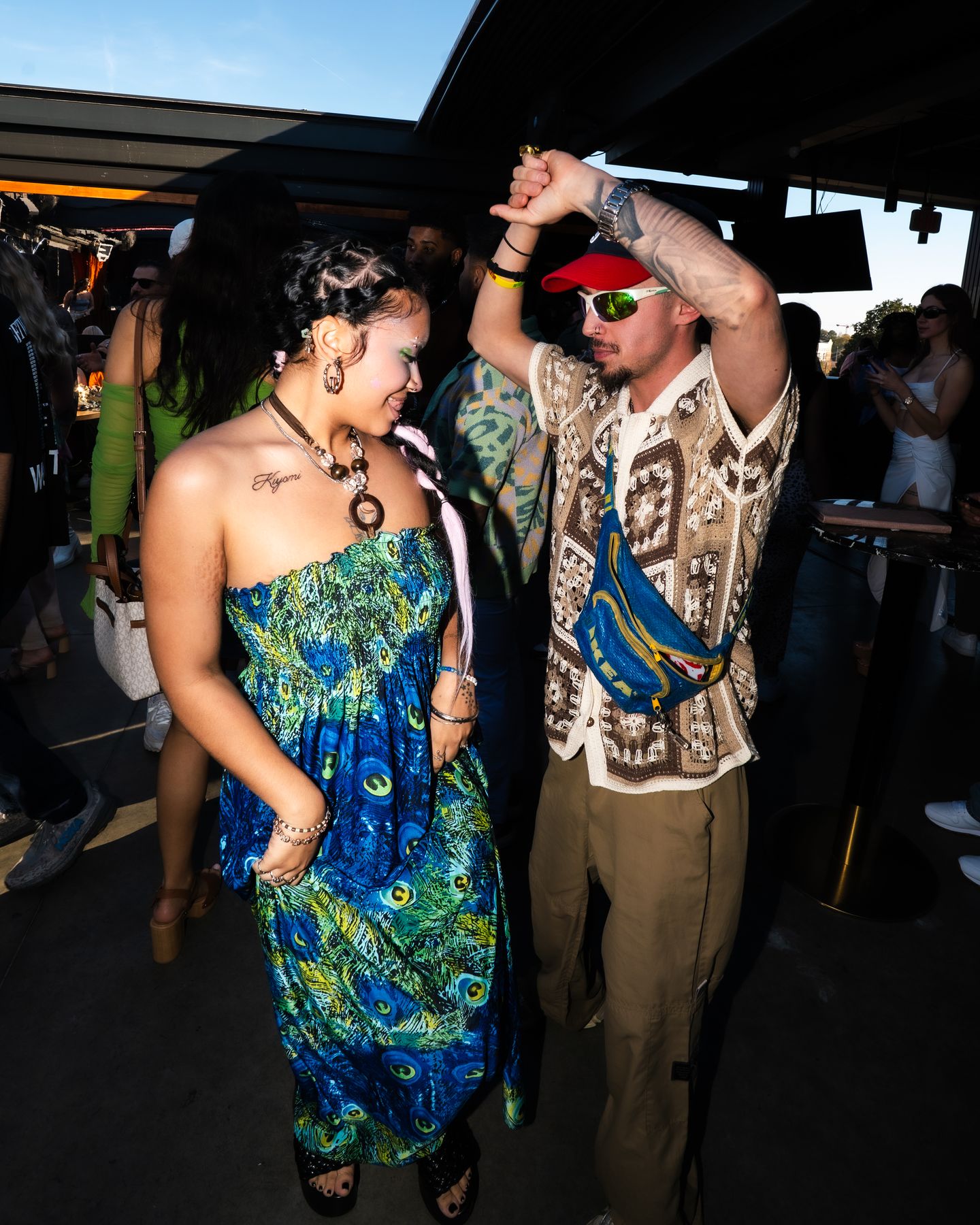 A couple dancing together